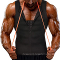 Compression Shirts For Men Zipper Hot Sweat Slimming Body Muscle Shaper Vest Men's Slimming Shapers